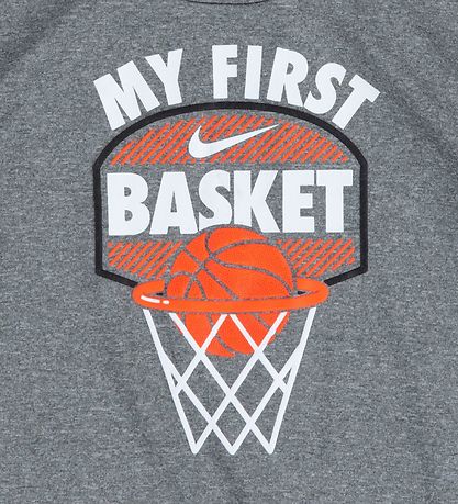 Nike Shortsst - T-shirt/Shorts - My First Basket - Sort/Gr