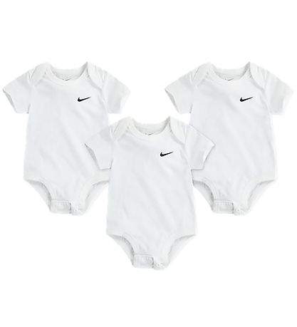 Nike Bodyer k/ - Swoosh - 3-Pak - Hvid