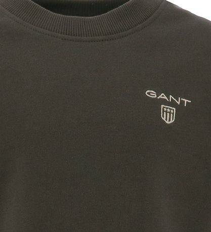 GANT Sweatshirt - Contrast Shield - Dark Graphite