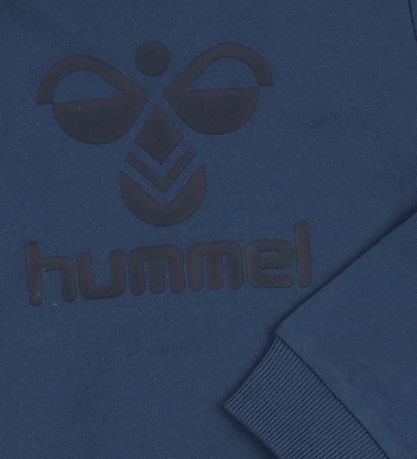 Hummel Sweatshirt - hmlSteen - Ensign Blue m. Logo