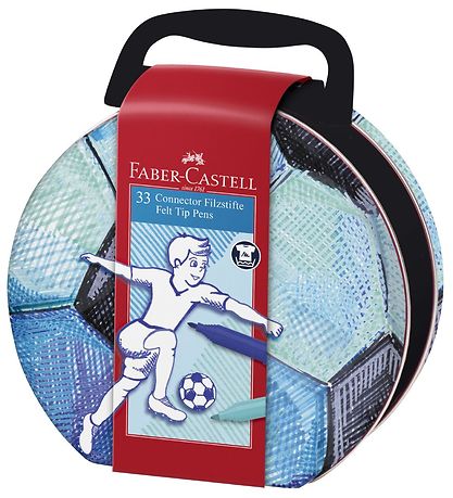 Faber-Castell Tuscher - Connector - 33 stk - Fodbold