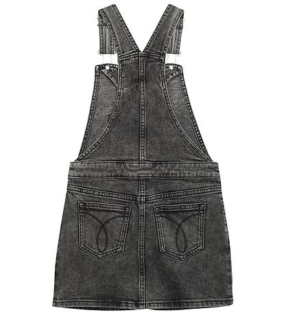 Calvin Klein Spencer - Denim Dungaree - Washed Black