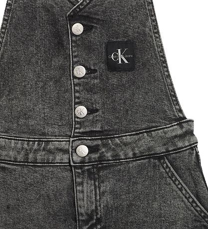 Calvin Klein Spencer - Denim Dungaree - Washed Black