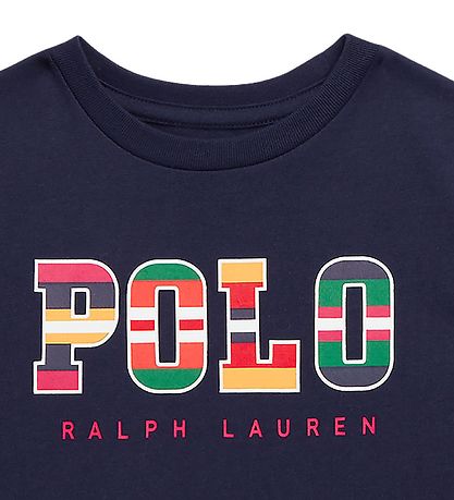Polo Ralph Lauren T-Shirt - Andover - French Navy m. Print