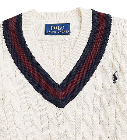 Polo Ralph Lauren Bluse - Strik - Classics - Herbal Milk Multi