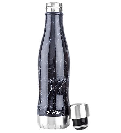 Glacial Termoflaske - 400 ml - Black Marble