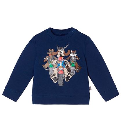 Stella McCartney Kids Sweatshirt - Doggie Riders - Navy