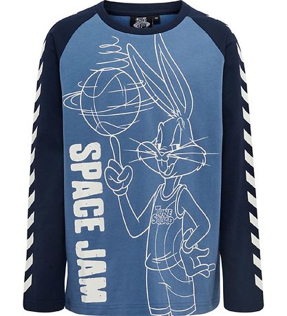 Hummel Bluse - hmlSpace Jam Boys - Blue Horizon m. Snurre Snup