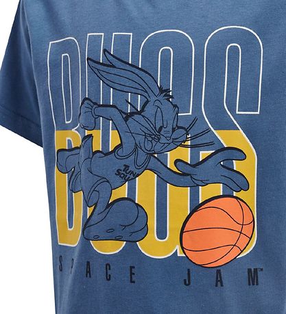 Hummel T-shirt - hmlSpace Jam Tres - Blue Horizon m. Print