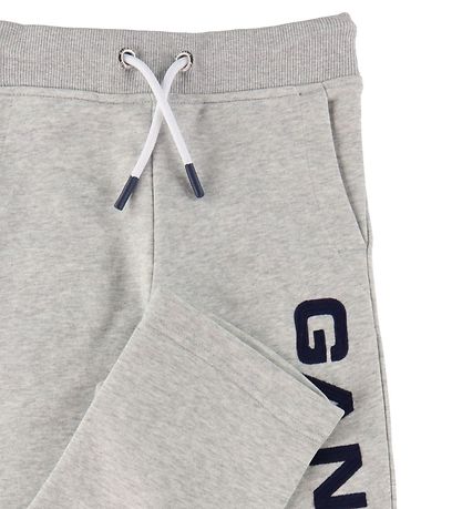 GANT Sweatpants - Retro Shield - Grey Melange