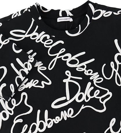 Dolce & Gabbana T-shirt - DNA - Sort/Hvid