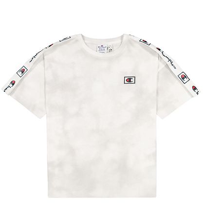 Champion Fashion T-Shirt - Hvid/Gr m. Logo