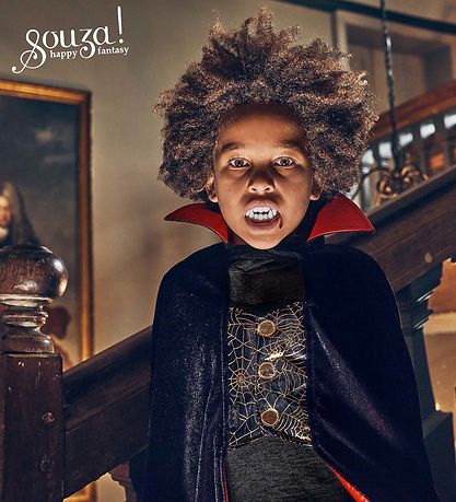 Souza Udklædning - Kappe - Dracula - Sort