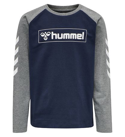 Hummel Bluse - hmlBOX - Navy/Grå