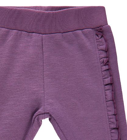 Minymo Sweatpants - Grape Jam m. Flser