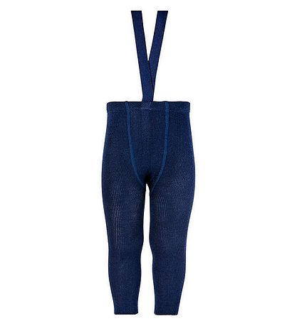Condor Leggings m. Seler - Uld/Akryl - Navy Blue