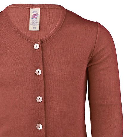 Engel Cardigan - Uld/Silke - Kobber