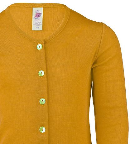 Engel Cardigan - Uld/Silke - Safran