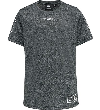 Hummel T-shirt - hmlMISTRAL - Gråmeleret