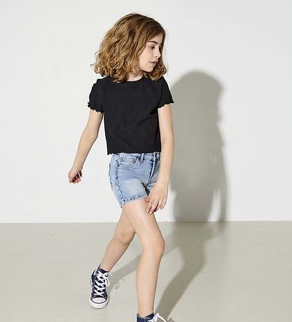 Kids Only Shorts - Noos - KonBlush - Light Blue Denim