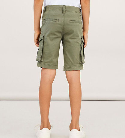 Name It Shorts - Cargo - Noos - NkmRyan - Deep Lichen Green