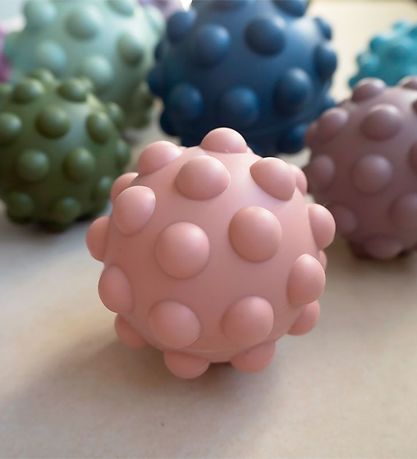 Tiny Tot Bold - Sensory Silicone Fidget Ball - 10 cm - Blush