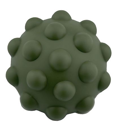 Tiny Tot Bold - Sensory Silicone Fidget Ball - 10 cm - Armygrøn