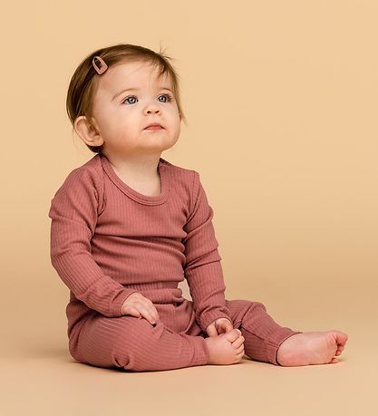 Soft Gallery Leggings - Rib - SGBaby Paula - Brick Dust