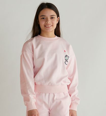 Grunt Sweatshirt - Clover - Light Pink