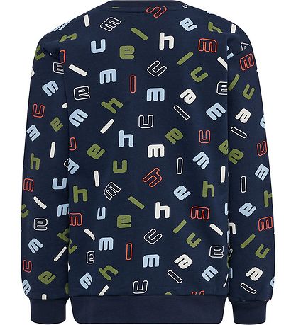 Hummel Sweatshirt - hmlLetters - Black Iris