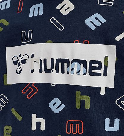 Hummel Sweatshirt - hmlLetters - Black Iris