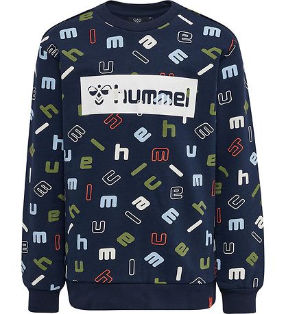 Hummel Sweatshirt - hmlLetters - Black Iris