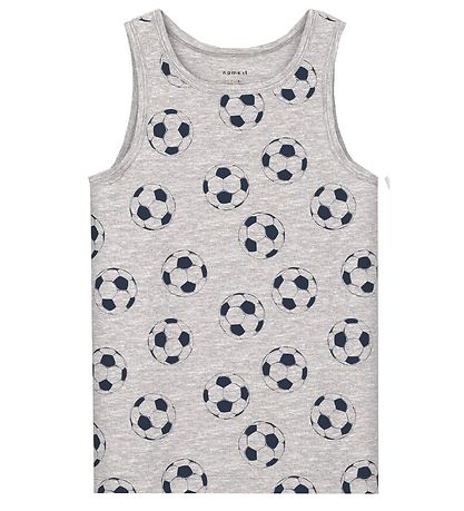 Name It Undertrøje - Noos - NkmTank - 2-pak - Grey Melange