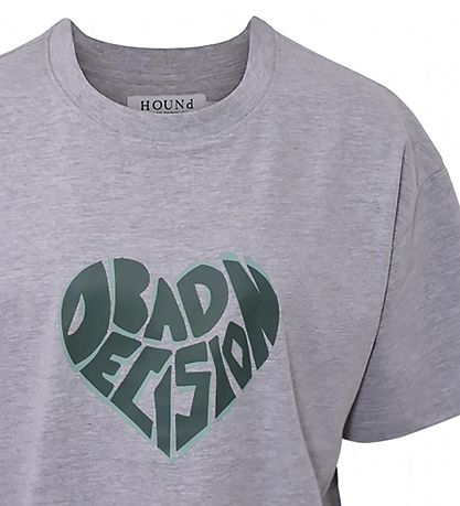 Hound T-shirt - Oversized - Grey Mix