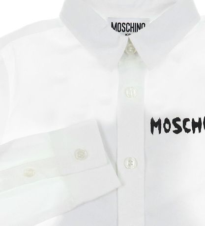 Moschino Skjorte - Hvid m. Bamse
