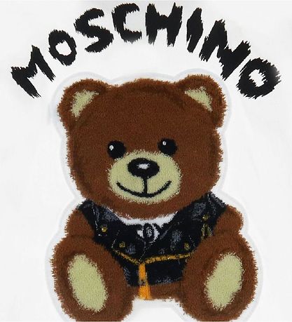 Moschino Skjorte - Hvid m. Bamse