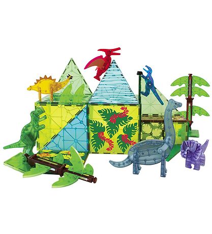 Magna-Tiles Magnetst - 50 Dele - Dino World XL