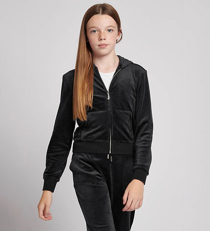 Juicy Couture Cardigan - Velour - Jet Black