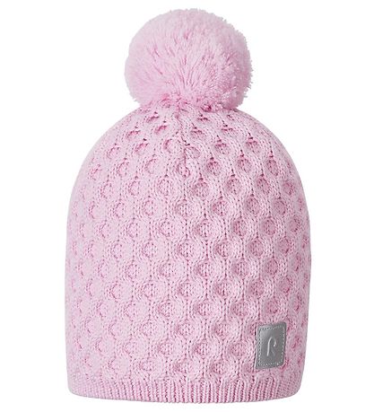 Reima Hue m. Fleece - Uld/Polyester - Nyksund - Pale Rose m. Pom