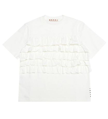 Marni T-shirt - Hvid m. Flser