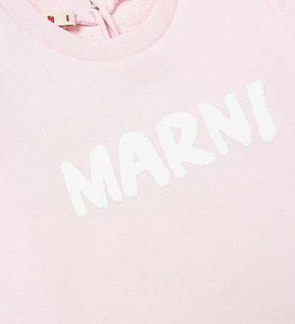 Marni Sweatkjole - Rosa m. Hvid