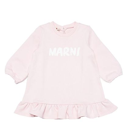 Marni Sweatkjole - Rosa m. Hvid