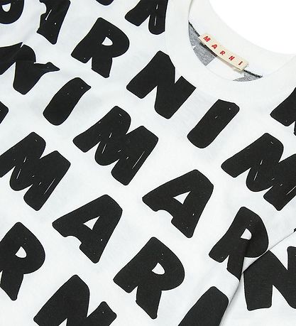 Marni T-shirt - Hvid m. Sort