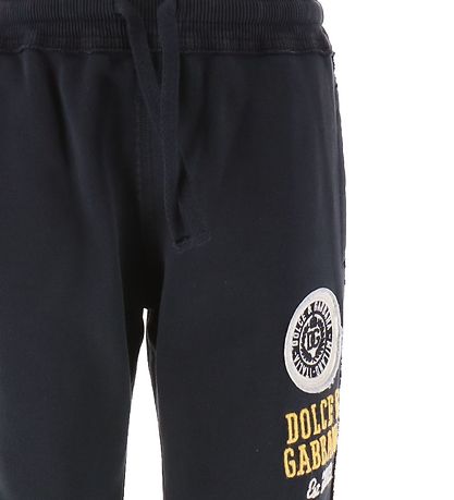 Dolce & Gabbana Sweatpants - Back To School Gym - Navy m. Gul