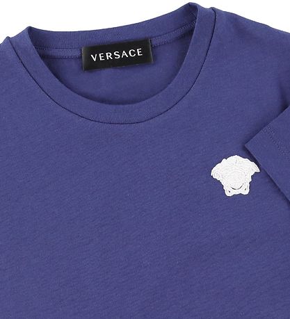 Versace T-shirt - Navy m. Hvid