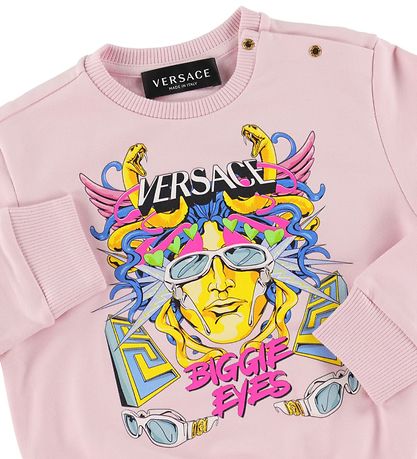 Versace Sweatshirt - Rosa m. Print