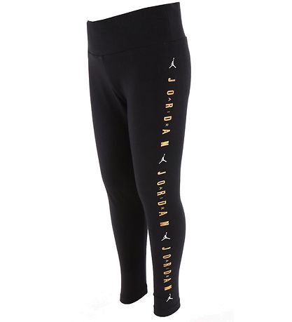 Jordan Leggings - Jumpman High-Rise - Sort m. Guld