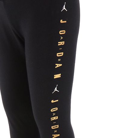 Jordan Leggings - Jumpman High-Rise - Sort m. Guld