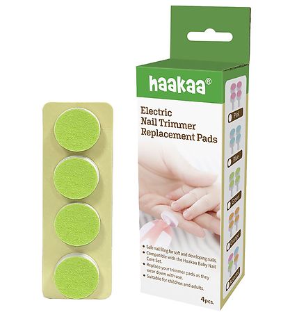 Haakaa Slibepude Refill - 4-pak - 6-12 mneder - Grn