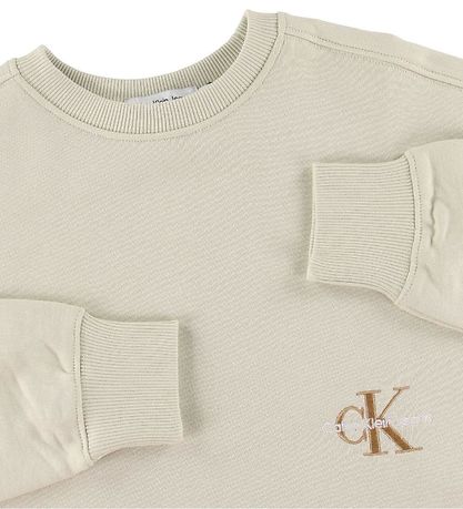 Calvin Klein Sweatshirt - Monogram - Eggshell